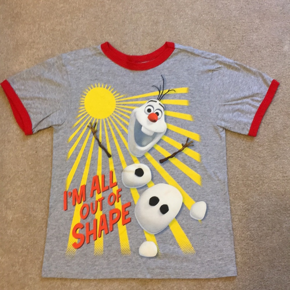 Disney Frozen Olaf Boys s/s tee size 5/6